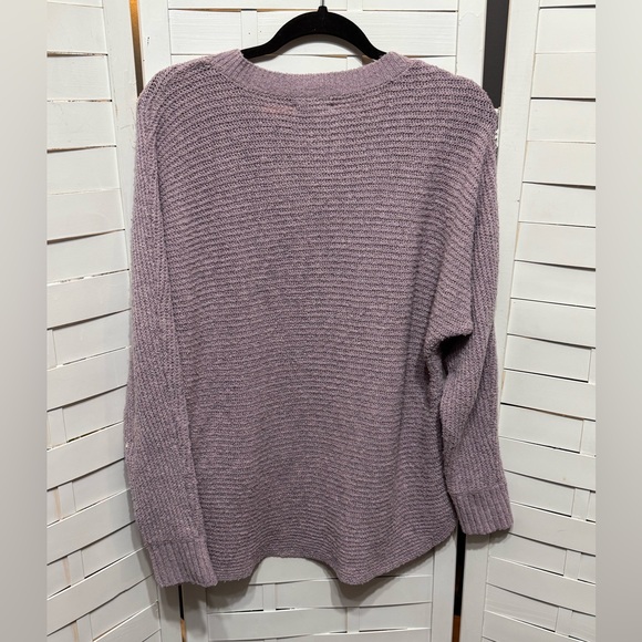 Maurices Lavender V-Neck Sweater - Picture 3 of 5